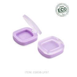 Empty PET Single Eyeshadow Container Small Eco-friendly